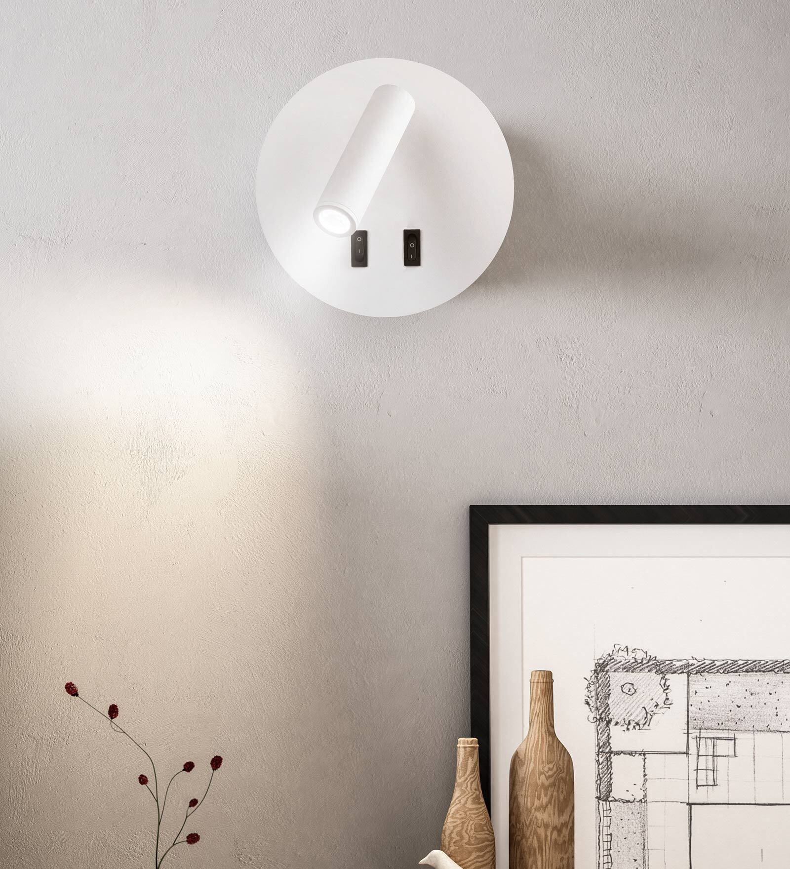 Modern Metal LED Spot Light (White)