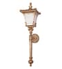 31-Inch Victorian Torchier Outdoor Wall Sconce | Antique Gold Cast Aluminium