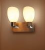 Malan Gold Metal and Glass Wall Sconces