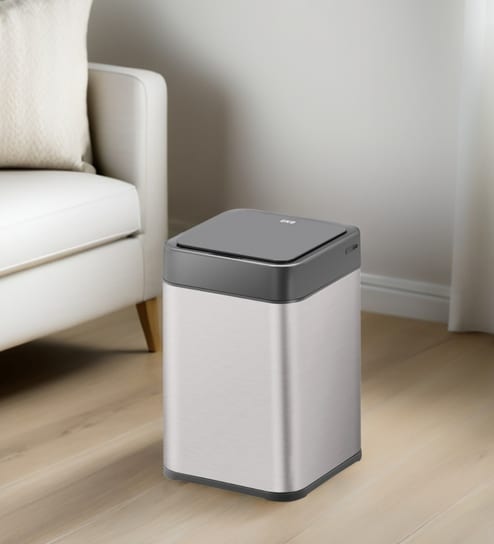 35 Litre White Plastic Dustbin