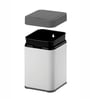 35 Litre White Plastic Dustbin