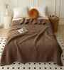 Brown 350 GSM Silky Touch Premium Super Soft Doube Bed Blanket