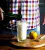 350 ML Impressionism Frosted Glass Beer Mug Set of 4