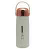 350 ml Leak-Proof Airtight Water Bottle with Inner Glass and Outer Plastic Layer (Assorted Colors)