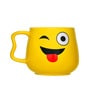 350 ML Yellow Porcelain Emoji Big Size Coffee Mug