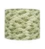 Green 35cm drum hardback premium lampshade in cotton .