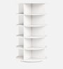 Tornado 20 Pair 360 Rotating 5-Tier Shoe Rack In White In White finish