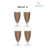 360 ml Dessert Glass Set of 4 from Brazil | Cone Shaped Ice Cream Glasses for Milkshake, Cocktail, Dessert, Ice Cream, Falooda, Wine, Cocktails | Perfect for Home, Cafes & Restaurants
