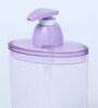 370 Ml Plastic Counter Top Liquid Soap Dispenser In Purple