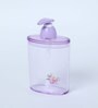 370 Ml Plastic Counter Top Liquid Soap Dispenser In Purple