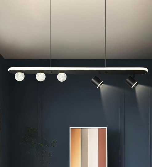 38W 100 cm LED Ceiling Chandelier with 3 Light Modes