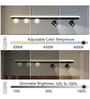 38W 100 cm LED Ceiling Chandelier with 3 Light Modes
