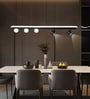 38W 100 cm LED Ceiling Chandelier with 3 Light Modes