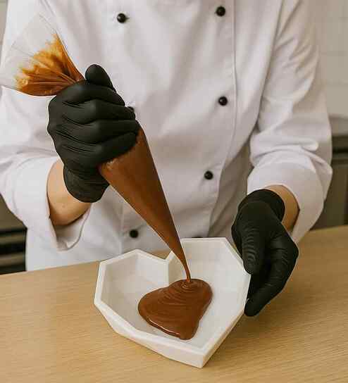 Assorted 3D Silicone Diamond Heart Shape Dessert Mould