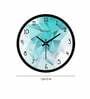 3D Abstract Design Shades Plastic Wall Clock In Green