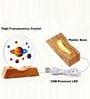3D Acrylic Planets Crystal Ball Night Lamp with Base