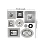 3D Decal Design Multicolour Wood (Pack of 10) Kids Wall Stickers