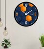 3D Hexagon Vector Multicolour Plastic Wall Clock