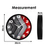 3D Layers Multicolour Plastic Wall Clock