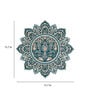 3D Lotus Pinewood Wall Mural In Multicolour