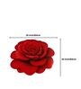 Red 3D Rose Bathroom Mat 60*60
