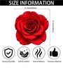 Red 3D Rose Bathroom Mat 80*80