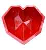Assorted 3D Silicone Diamond Heart Shape Dessert Mould