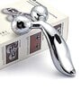 3D Solar Powered Facial & Body Massage Roller ABS/Metal Massager (Silver)