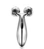 3D Solar Powered Facial & Body Massage Roller ABS/Metal Massager (Silver)
