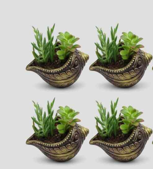 4 Pcs Red Terracotta 5 Inchs Planters