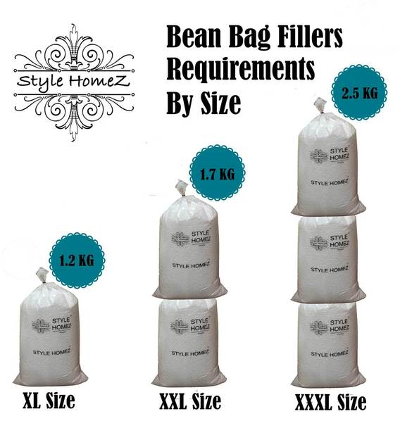 Buy 4 kgs High Quality Polyurethane Bean Bag Refill Beans by Style Homez Online Bean Bag