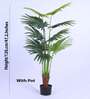 4.1Ft Artificial Palmetto Palm Tree Plant with Pot