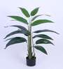 4.5Ft Artificial Banana Plant with Black Pot