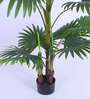 4.7Ft Artificial Palmetto Palm Tree Plant with Pot
