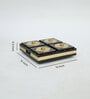 4 BOWL DRY FRUIT TRAY, METAL FITTING, CLASSIC THEME