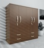 4 Door Wardrobe in Moldau Acacia Finish