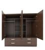 4 Door Wardrobe in Moldau Acacia Finish