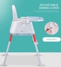 4 in 1 Premium High Chair with Booster Seat in Blue Colour