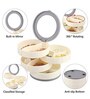 4 Layer Assorted 360 Rotating Jewellery Organizer with Mirror