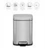4 Litre Metallic Stainless Steel Dustbin