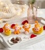 4 Pcs Cute Monkeys Miniature Showpiece Valentine Gift