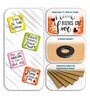 4 Pcs This Home Wooden Fridge Magnets