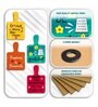 4 Pcs Be Wooden Fridge Magnets