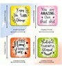 4 Pcs This Home Wooden Fridge Magnets