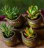 4 Pcs Red Terracotta 5 Inchs Planters