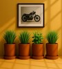 4 Pcs Red Terracotta 8 Inchs Planters