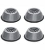4 Pcs Rubber Washing Machine Stabilizer Pads for Refrigerator, Washing Machine, Air Cooler & Water Cooler (Black/Grey)