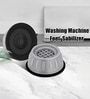 4 Pcs Rubber Washing Machine Stabilizer Pads for Refrigerator, Washing Machine, Air Cooler & Water Cooler (Black/Grey)