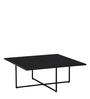 Liam 4 Seater Coffee Table Set In Black Finish