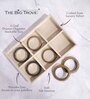 Grey 4 Section Jewellery Tray